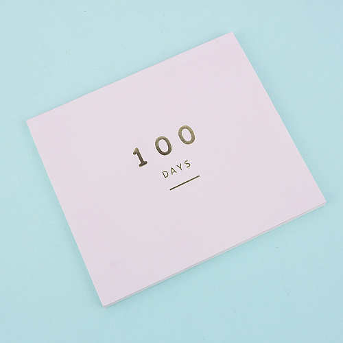 Планнер "100 days" (розовый)