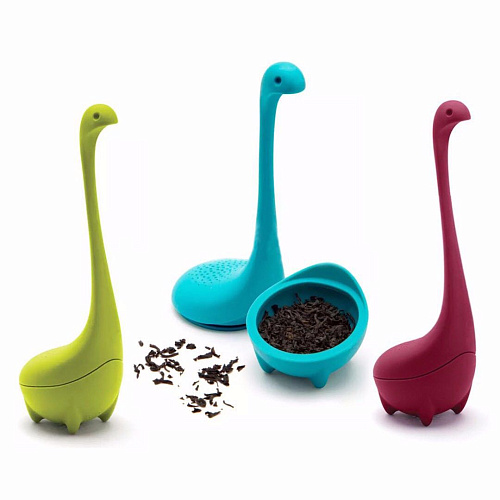 Заварник для чая "Динозавр" (синий)