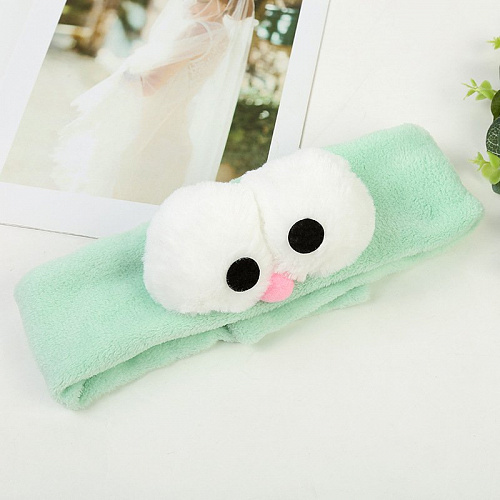 Повязка на голову "Глаза" (мята)