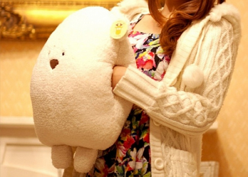 Игрушка-муфта для рук "Bear cub" (белая)