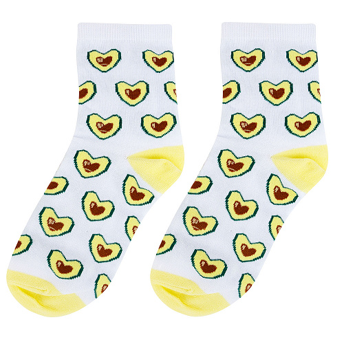 Носки "Любимое авокадо", разм.35-39