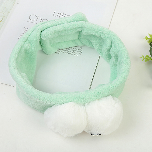 Повязка на голову "Глаза" (мята)