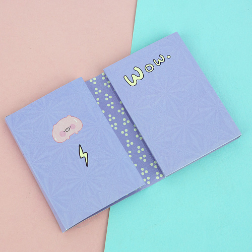 Набор стикеров "Cutie pig small" (фиолтовый)