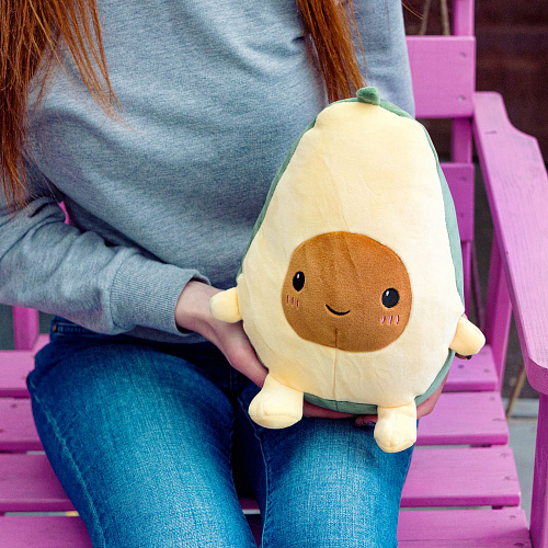 Игрушка-подушка "Авокадо гладкий" 30см