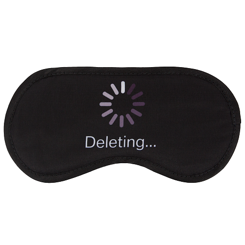 Маска для сна "Deleting"