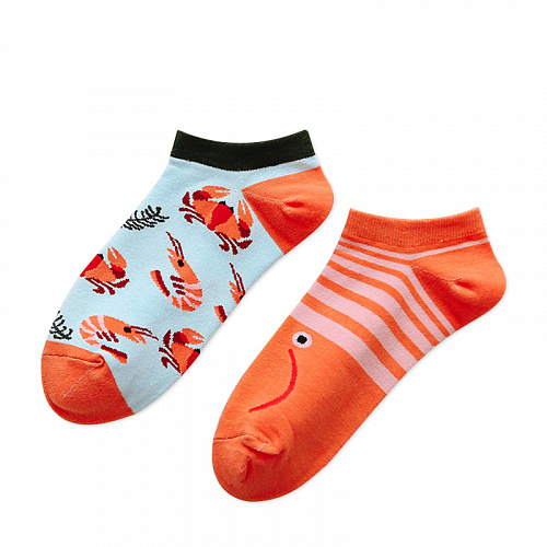 Носки короткие "Креветки"