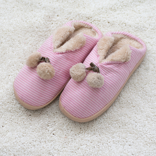 Тапочки "Полоски" (розовые)