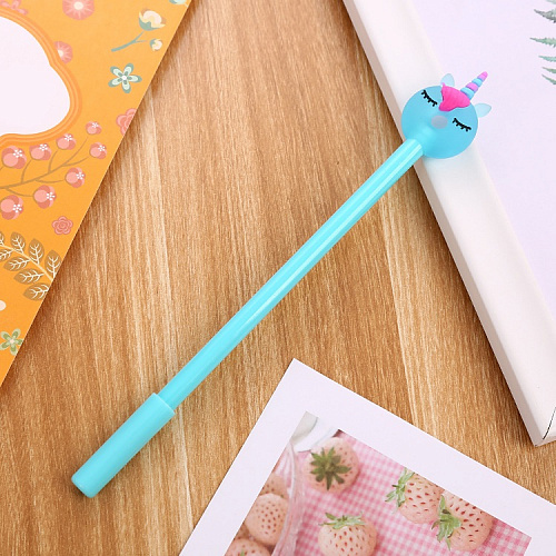 Ручка "Пончик-единорог" голубой