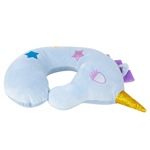 Подушка для путешествий "Единорог" (голубой)