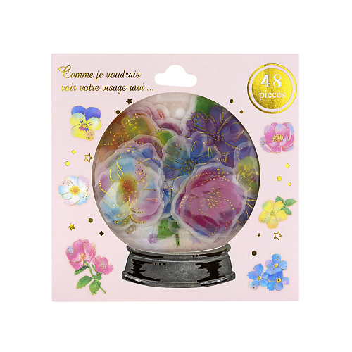Набор наклеек "Magic ball Flowers"