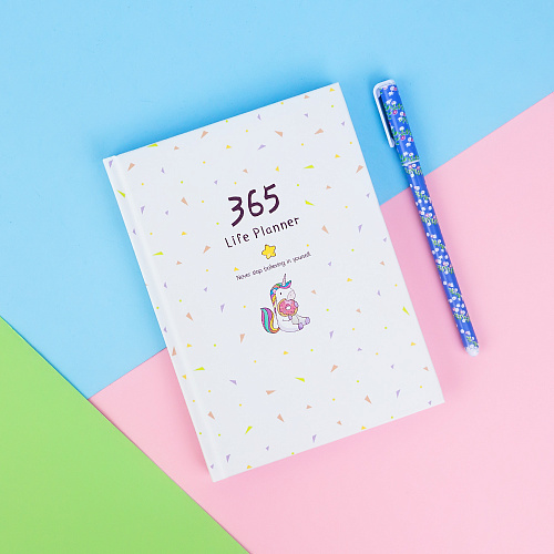 Ежедневник "365" Единорог с пончиком