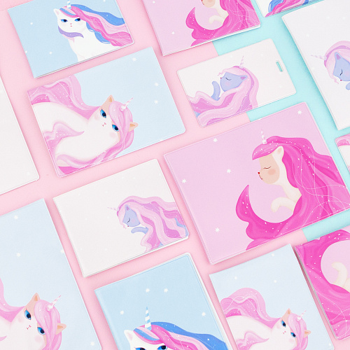 Обложка для паспорта "Сиреневая кошечка"