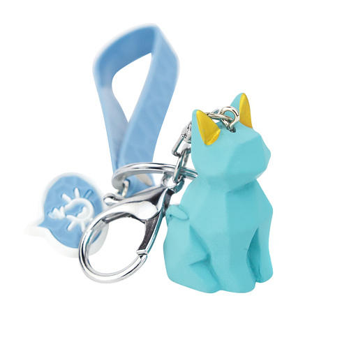 Брелок "Кот" (голубой)
