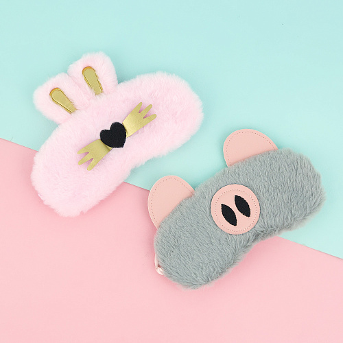 Маска для сна "Пушистый свин"