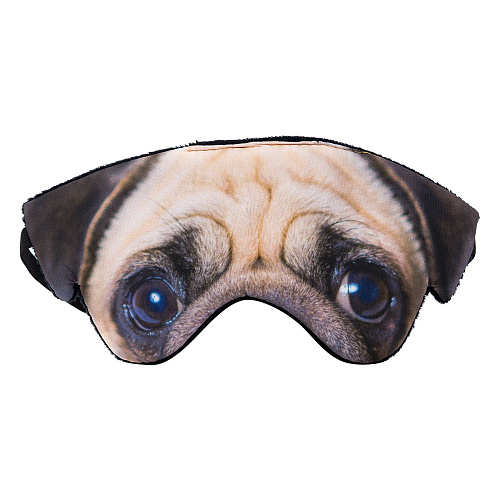 Маска для сна "Мопсик"