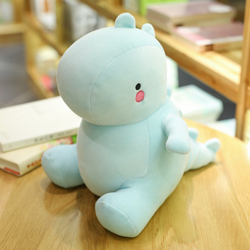 Игрушка-подушка "Динозавр" (голубой маленький)