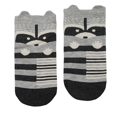 Носки "Еноты" (серые)