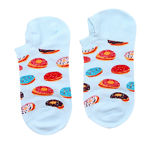 Носки "Пончики" (голубые)