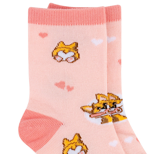 Носки детские "Корги", разм.20-22 (7-9 лет)