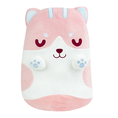 Игрушка-подушка "Котя-плюшка" (розовый) 45*30см