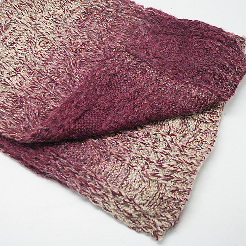 Шарф "Амбре" (красный)