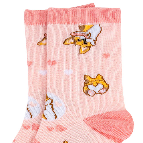 Носки детские "Корги", разм.20-22 (7-9 лет)