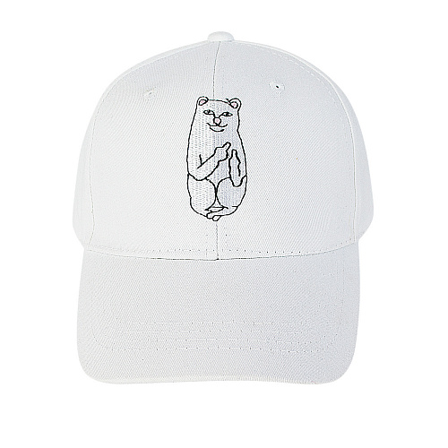 Кепка "Bad cat" (белая)