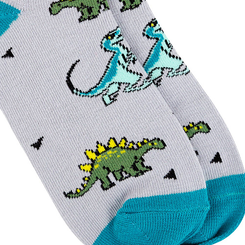 Носки детские "Динозавры", разм.20-22 (7-9 лет)