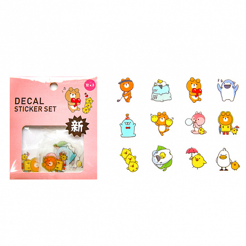 Набор мини-наклеек "Deco Cuties"