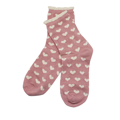 Носки "Сердечки" (розовые)