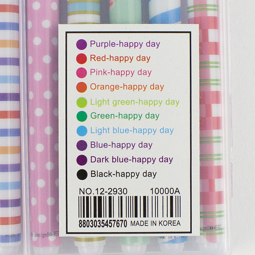 Набор цветных ручек №6