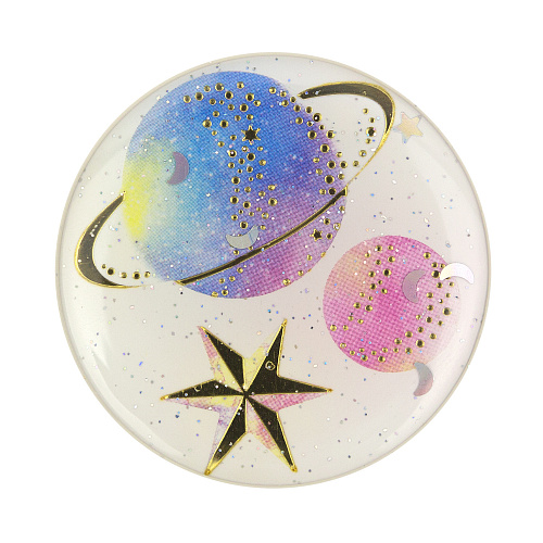 Держатель для телефона/попсокет "Космос" (фиолетовый)