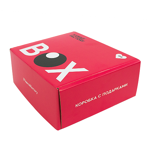 Подарочная коробка Kawaii small red