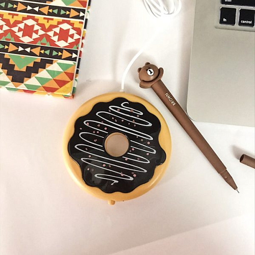 USB-грелка для чашек "Пончик"
