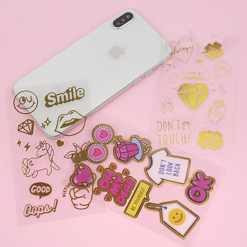 Наклейки "Gold ver.3" (smile)