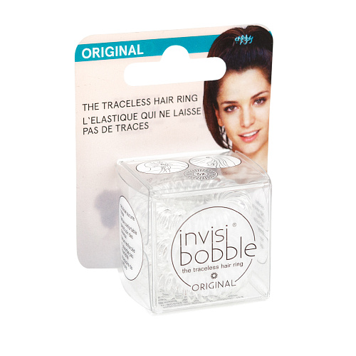 Best Резинка-браслет для волос invisibobble ORIGINAL Crystal Clear (с подвесом)