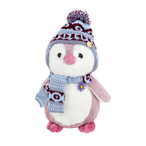 Игрушка-подушка "Пингвин Мелани" (розовый) 27см