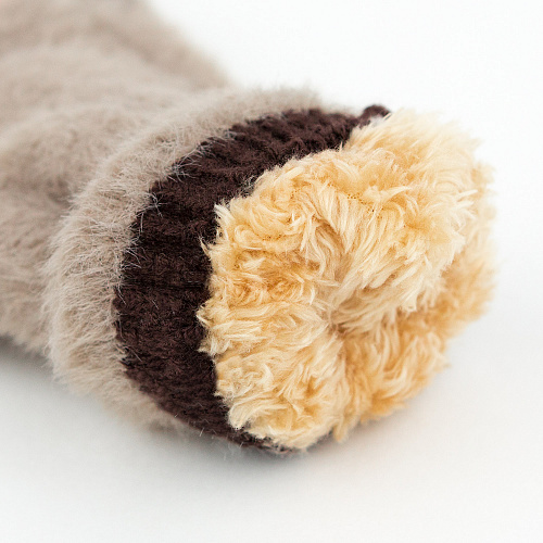 Варежки "Котики" (коричневые)