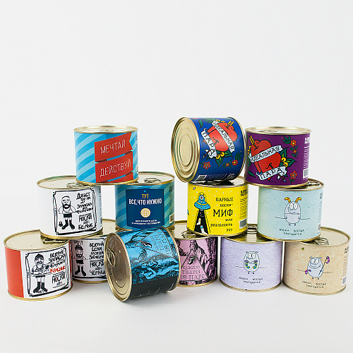 Носки в консерве "Мировое господство" (мужские)