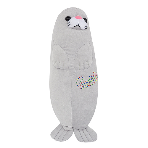 Игрушка-подушка "Тюлень" (серый)