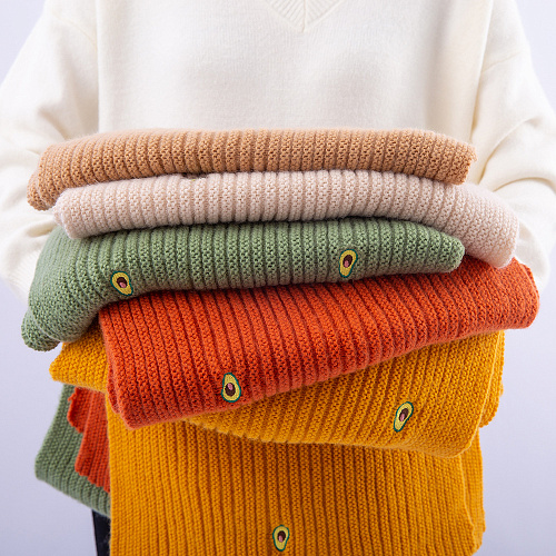 Шарф "Авокадо", розовый