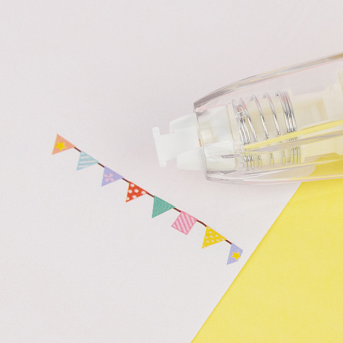 Ручка-скотч "Звери и сердечки" (желтая звезда)