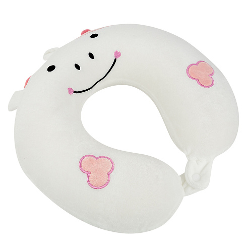 Подушка для путешествий "Бычок" (белый)