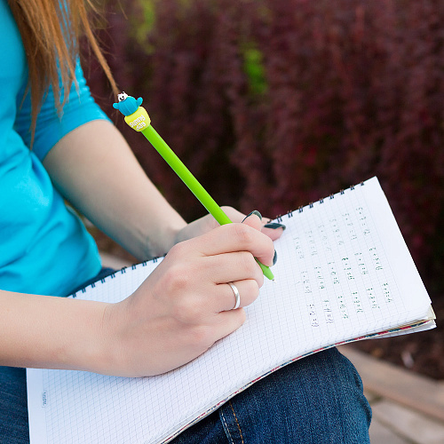 Ручка "Кактусы мини" (зеленая)