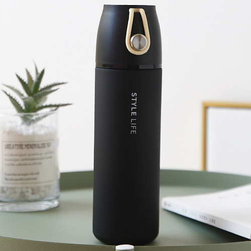 Термос "Style life" (черный)