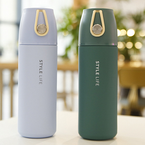 Термос "Style life" (голубой)