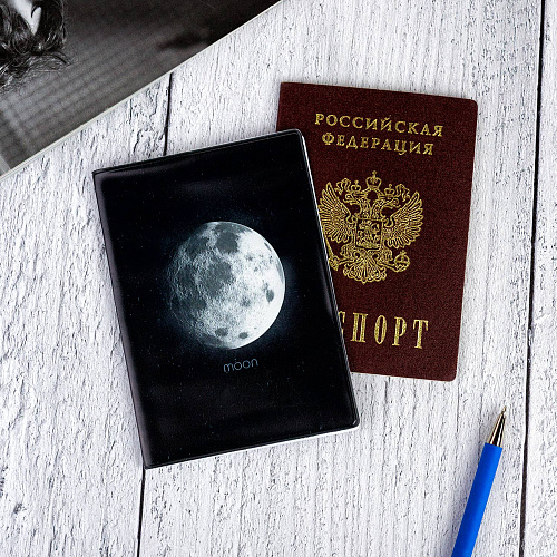 Обложка для паспорта "Moon"
