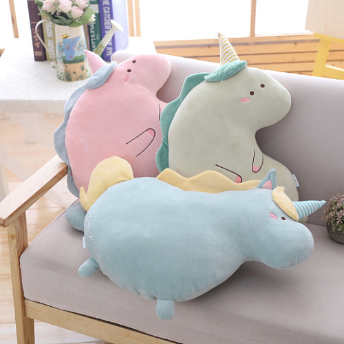 Игрушка-подушка "Flat Unicorn" (голубой)