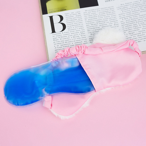 Маска для сна "Мишка" (белая)