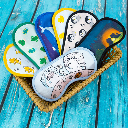 Маска для сна "Корги"